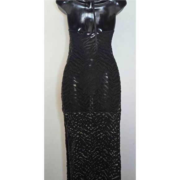 Victoria's Secret Size XS Lace Dress Lingerie Long High Slit - Picture 5 of 6